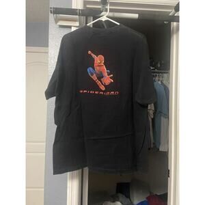 Vtg Marvel Movie Promo T Shirt 2002 Spiderman Logo Men's Sz XL Alstyle Tag Rare